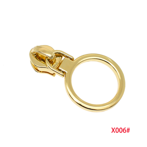 Kích Thước Lớn Dây Kéo Puller 60Mm Cho 5 # Kim Loại Zip Treo Tag Kẽm Hợp Kim Vòng Hình Dạng May Mặc Dây Kéo Thanh Trượt Tùy Chỉnh Màu Sắc - Product Image 3