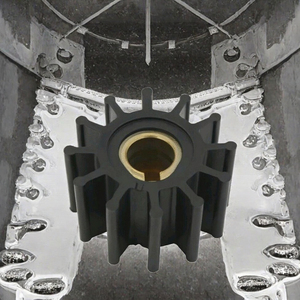 Pompe à eau de mer JABSCO 17936-0001 à impeller fermé en caoutchouc et laiton JOHNSON 09-814B JMP 8301-01 CEF -500145 pour bateau, flexible, garantie 1 an - Product Image 2