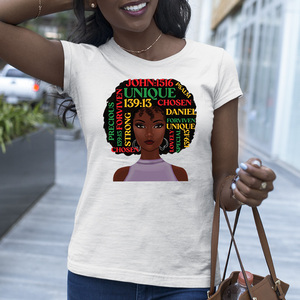 Adesivi Termotrasferibili per Serigrafia Juneteenth per Ragazze Afroamericane, <span class=keywords><strong>Design</strong></span> Personalizzato, Vendita all'Ingrosso, <span class=keywords><strong>Design</strong></span> Popolare <span class=keywords><strong>Storia</strong></span> Afroamericana - Product Image 3