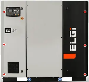 Equipamento de compressor de ar de parafuso injetado de óleo industrial 22KW para ELGi