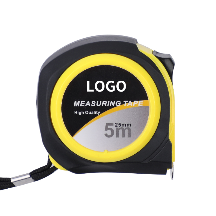 industrial abs plastic magnetic steel professional portable metric black retractable measuring 5m tape measure with logo custom