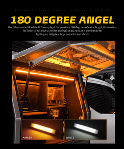 Barre luminose esterne a LED con montaggio superficiale da 13 pollici 60W ad alta luminosità per veicoli fuoristrada nero 12V Flood Auto Retrofit per interni - Product Image 4