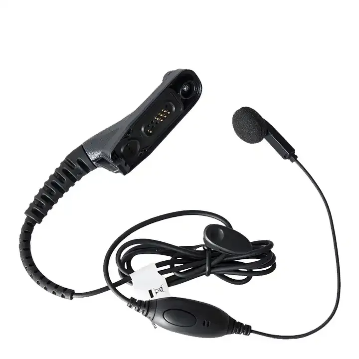 Toptan PMLN6069 walkie talkie kulaklık w/Motorola MTP6000 MTP6650 taşınabilir radyo için Inline PTT