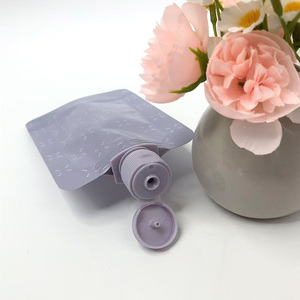 Color <b>Printing</b> Heat Seal Bag Leak Proof <b>Design</b> With Nozzle <b>Packaging</b> Stand Up Pouch For Face Cream Shampoo Skin Care - Product Image 2