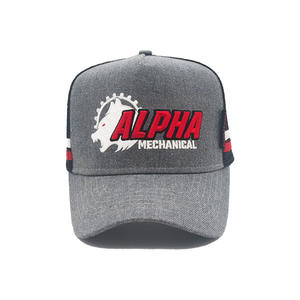 Casquettes de camionneur personnalisées de haute qualité avec broderie et bandes latérales, vente en gros, <span class=keywords><strong>moins</strong></span> chères, multicolores, casquettes de camionneur australiennes - Product Image 4