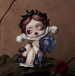 POP MART Skullpanda PVC Blind Box Saint-Valentin Édition Limitée Lover Elevator Figurine à collectionner portable Idée cadeau - Product Image 4