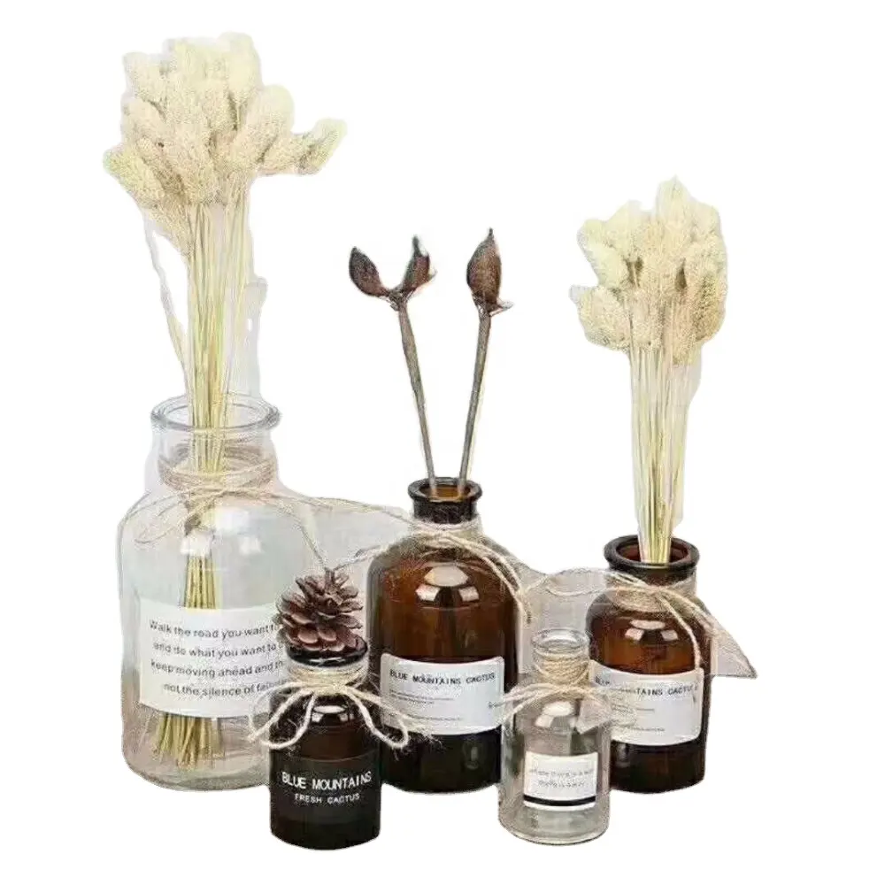 Home Decor Flower Vase Glass Painted Glass Vases
