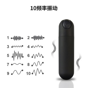 USB ricaricabile impermeabile Mini metallo cromato argento proiettile vibratore potente 10 velocità femmina Dildo per Clit stimolazione - Product Image 3