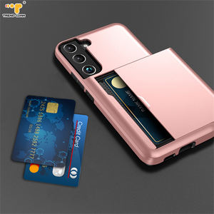 Funda rígida de plástico TPU para PC con diseño comercial a prueba de golpes <span class=keywords><strong>Samsung</strong></span> S24, funda protectora trasera deslizante, soporte de crédito, billetera móvil, características - Product Image 4