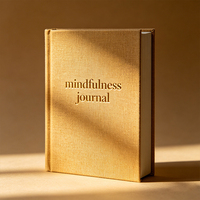 Diario Personalizado de Mindfulness y Autocuidado, Diario de Gratitud y Manifestación, Reflexión Espiritual, Agenda Diaria de Lino
