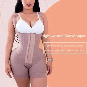 Women's High Double Compression Garment Tummy Control Adjustable Logo BBL Post Op Surgery Supplie Fajas Colombianas