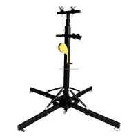 Support de levage pliable et portable en fer pour extérieur, avec manivelle, pour structure de treillis verticale de 6M, pour enceintes Line Array, capacité de charge 1000kg