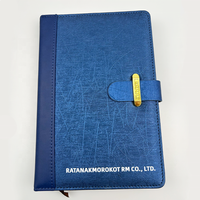 Ensemble cadeau de luxe A5 comprenant un agenda en cuir PU, un carnet, un stylo, une clé USB et une bouteille isotherme avec boîte d'emballage d'entreprise