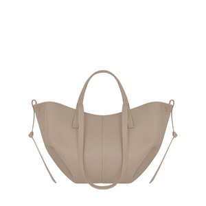 For Underarm Pleated Tote Bag Solid Color Fold Design Women's Leisure Travel Handbag <b>Gift</b> Card Included Spring 2025 - Product Image 2