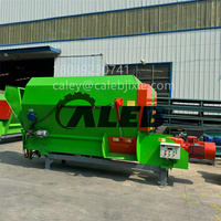 Mélangeur TMR facile à utiliser, chariot mélangeur autopropulsé, mélangeur d'aliments pour bovins, mélangeur d'aliments pour vaches et moutons, machine à mélanger et à arroser