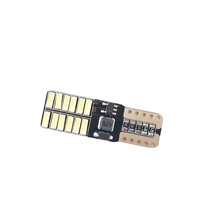 Raych-bombilla LED de fábrica T10 24SMD4014, luces de lectura, señal de giro, sin error, canbus, tamaño pequeño