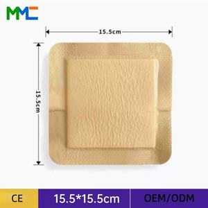 Apósito de espuma de silicona autoadhesivo de origen de fábrica MMC para el tratamiento de úlceras por presión en la zona sacra, estéril con EO, certificado CE - Product Image 4
