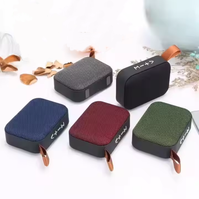 G2 Tf-card Usb Flash Disk Plug Play Radio Fm Speaker Bt Fabric Metal Diaphragm G2 Portable Wireless Speaker