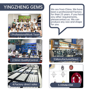 Yinzgeng Chất Lượng Cao Phòng Thí Nghiệm Tạo Ra Kim Cương Hình Chữ Nhật Ascher Cắt Đá Quý Ngọc Lục Bảo Màu Colombia Ngọc Lục Bảo - Product Image 6