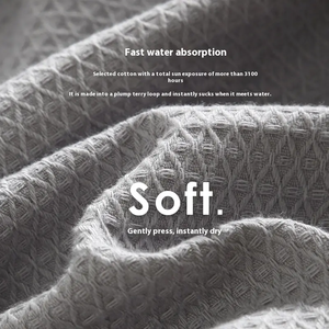 <span class=keywords><strong>Accappatoio</strong></span> in peluche Super morbido assorbente da donna in cotone Waffle flanella per camera da bagno uso pigiama da <span class=keywords><strong>uomo</strong></span> - Product Image 4