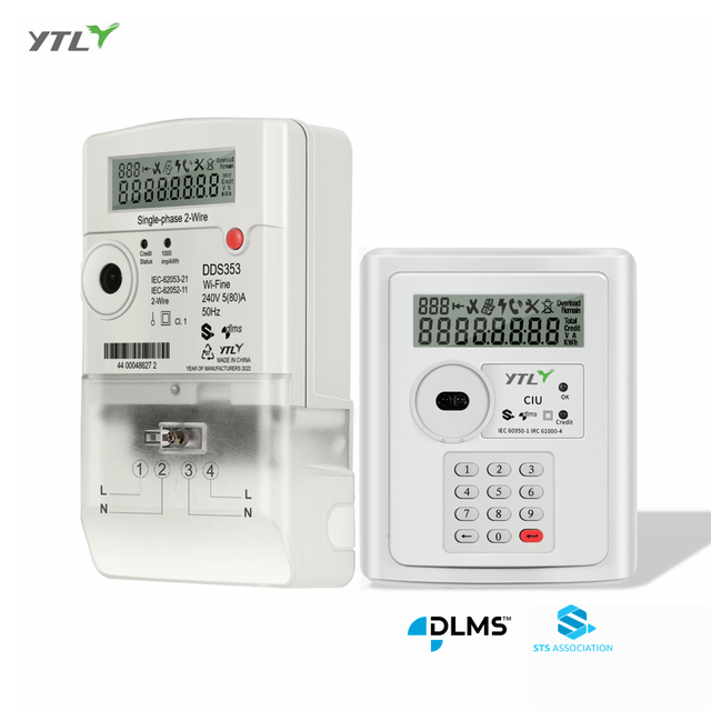 YTL Prepaid Meter 5(80)A Split Type IDIS Electricity Power Meter Token Prepaid Smart Power Meters