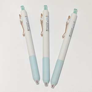 Металлическая ручка-клипса с быстросохнущими чернилами 0,5 мм, стильная, простая, для студентов, канцелярский подарок, ручка с плавным письмом, разноцветные чернила, рекламная, УФ-отверждение - Product Image 3