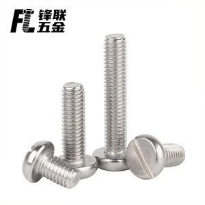 Pernos Ranurados de Cabeza Plana Fenglian GB67, Acero Inoxidable 304, M1.6 M2 M2.5 M3 M4 M5 M6 M8, Grado A, Uso Estándar - Product Image 3