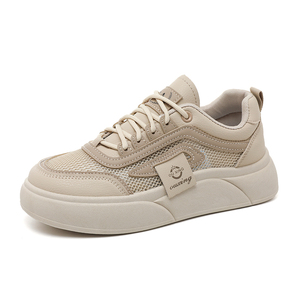 Chaussures d'été respirantes pour femmes, chaussures décontractées respirantes à semelle épaisse pour étudiantes - Product Image 4