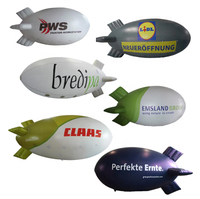 Ballon gonflable à l'hélium Zhenmei de 3 mètres de long pour la publicité extérieure, la décoration d'événements et les dirigeables publicitaires