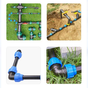 Raccords coudés rapides multi-diamètres DaringFish PP, flexibles et verrouillables, pour tuyaux d'irrigation goutte à goutte des terres agricoles - Product Image 5