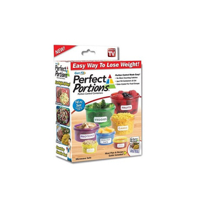 Cách Dễ Dàng Để Giảm Cân Phần Hoàn Hảo Kiểm Soát Chế Độ Ăn Uống Hộp Ăn Trưa Hộp Lưu Trữ Thực Phẩm Container Kiểm Soát Trọng Lượng Hộp Lưu Trữ - Product Image 4