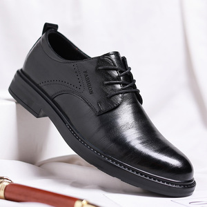 Good Man Brand Official 38-44 Artificial <span class=keywords><strong>Black</strong></span> Official Vestido de oficina hecho a mano <span class=keywords><strong>Oxford</strong></span> Logotipo personalizado Zapatos de cuero para hombre - Product Image 2