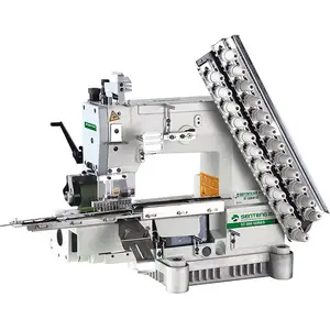 ST 008-12064-DC Multi agulha máquina de costura industrial projetada especificamente para zíperes bagagem e saco