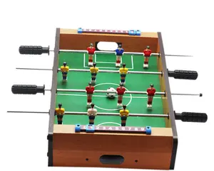 Hoge Kwaliteit Voetbal Tafelspel Machine Houten Mini Voetbal Sport Geëxploiteerd Tafelvoetbal Tafel Speelgoed Voor Geschenken
