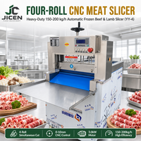 Machine à déchiqueter le bœuf à commande numérique JICEN avec lame en acier inoxydable, épaisseur de coupe de 2 mm, capacité de 18 m/min