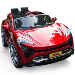 12V Battery Kids Electric Car Suv Drive Double Door Cool Led 4 Wheel 2 Seater 4WD Electric Toy Car For Girls