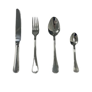 Juego de Cubiertos Pei Jiale de Acero Inoxidable 304 Estilo Vintage, Cuchillo, Tenedor y Cuchara con Acabado Pulido Espejo para Restaurantes y Hoteles Occidentales - Product Image 4
