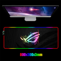 Tapis de souris XXL personnalisé avec logo imprimé, design anime dragon, sublimation DIY, grand format, RGB