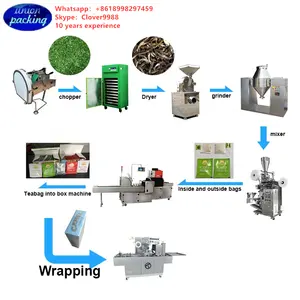 Chinese Herbal Tea Health tea Automatic tea carton box packaging machine production line