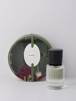 Boîte de parfum transparente, emballage en cuir, boîte cadeau d'aromathérapie, PVC rond vert personnalisé, 20 ml, boîte cosmétique pour soins de la peau