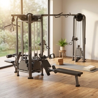 Équipement de fitness commercial pour salle de sport intérieure MPKS CX8051, machine à 5 stations pour l'entraînement des pectoraux, des bras, des jambes, des triceps, des épaules et la musculation