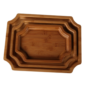 Factory Sale Coffee Tea Serving <strong>Tray</strong> Fruit Platters Party Dinner Plates Sour <strong>Candy</strong> Bamboo <strong>Tray</strong> - Product Image 2