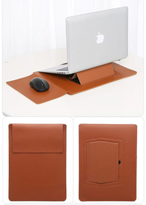 Hit sản phẩm tùy chỉnh 14 inch da máy tính xách tay tay áo không thấm nước thường Túi bền với đứng xách tay & Trọng lượng nhẹ cho <span class=keywords><strong>MacBook</strong></span> <span class=keywords><strong>Pro</strong></span> - Product Image 3