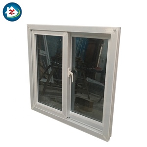 Bão tác động uPVC cửa sổ Ba kính tráng men <span class=keywords><strong>PVC</strong></span> uPVC hồ sơ trượt cửa sổ - Product Image 2
