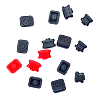 Usine en gros carré Silicone Keycaps housse de protection pour bouton de commutation d'alimentation couleur personnalisée Logo inducteurs bobines Application