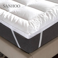 SANHOO Protège-matelas portable en microfibre avec garnissage alternatif au duvet, surmatelas confortable pour usage domestique, vente en gros, pas cher
