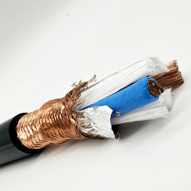 Shield Cable 2x4mm² (2x12AWG) Copper Core XLPE Insulation PVC Sheathed Telecommunication Cable for Building Factory Direct Sale