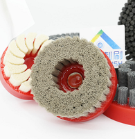 Brosse à disque ronde multifonctionnelle en oxyde d'aluminium, outil industriel pour le débavurage de tubes et l'élimination de la poussière, qualité DIY, personnalisable OEM