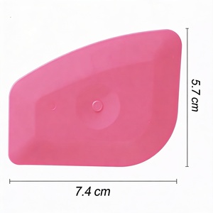 1000 pièces Grattoir en plastique pour le décollage et l'élimination de films de protection automobile, de débris de carrosserie, d'autocollants et de déjections d'oiseaux, Outil de nettoyage automobile - Product Image 6