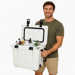 LESP <strong>Rotomolded</strong> Thermal <strong>Cooler</strong> Letter Portable Waterproof Insulated for Camping Fishing Hunting Picnic Food Hospital Cans Supply - Product Image 4